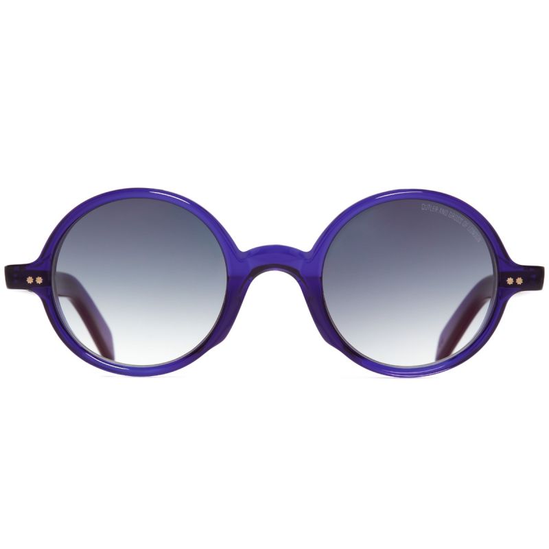 GR01 Colour Studio Round Sunglasses-Ink
